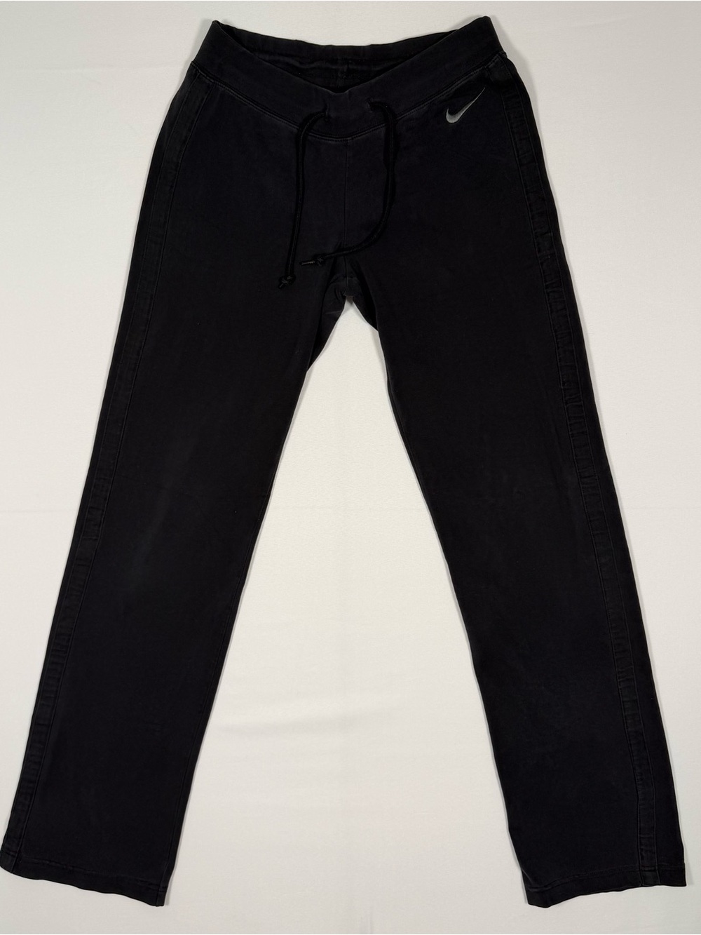 Y2k Nike Low Rise Track Pants in black size S